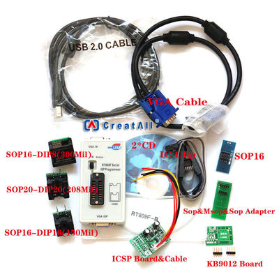 RT809F برمجية بطاقة أم IC أداة اختبار رقاقة 7 محولات SOP16 SOP20