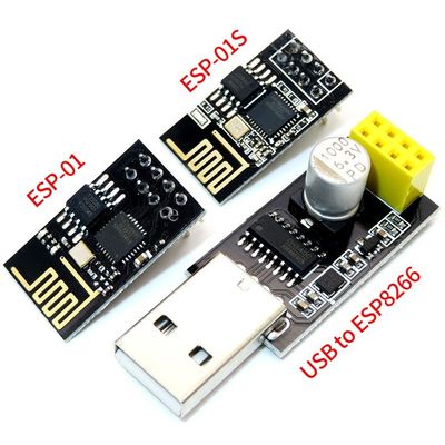 UART GPIO0 ESP-01 وحدة واي فاي لاسلكية ESP8266 CH340G Esp01 محول مبرمج