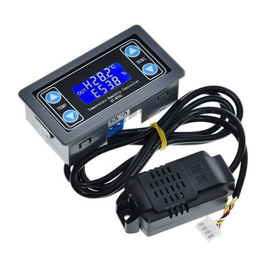 SHT20 10A تيار مستمر 6 فولت-30 فولت عالية الدقة الرقمية جهاز التحكم بدرجة الحرارة والرطوبة مراقبة الاستشعار