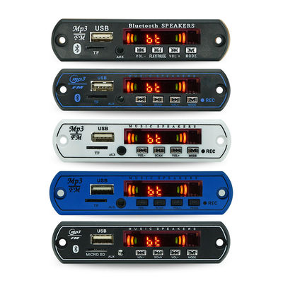لوحة تشفير راديو FM MP3 مع وظيفة راديو FM الصوتية الخاسرة و BT 5.0