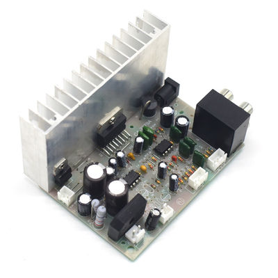 لوحة مكبر صوت صوت رقمي محترف 2 * 38W AC / DC 12V مع TDA7379