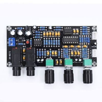 لوحة مضخم صوت للميكروفون PT2399 NE5532 DC12-24V