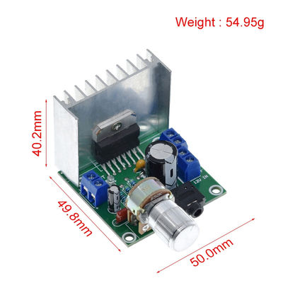 TDA7297 وحدة مكبر الصوت 15W + 15W قناة مزدوجة مع مدخل طاقة DC 8-18V لمكبر صوت رف الكتب