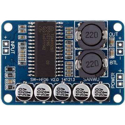TDA8932 35W وحدة مكبر الطاقة الرقمية مع الكفاءة العالية و 4/6/8 أوم عائق المتحدث