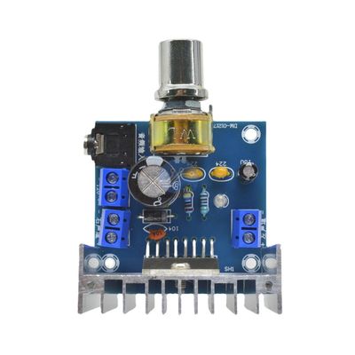 TD7297A مكبر الصوت وحدة الصوت الطبقة D لوحة مكبرات DC 9-15V 15W * 2 ستيريو مع محسن المشعاع