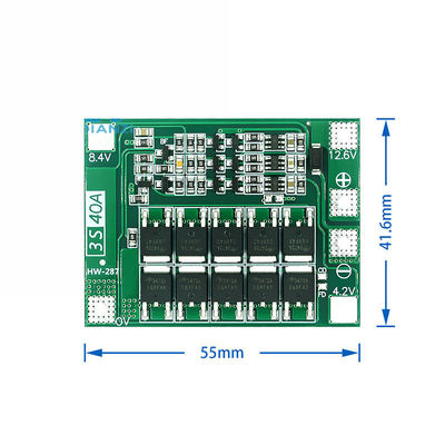 3S 11.1V 12.6V 40A 18650 لوح حماية بطارية الليثيوم DC Dc Converter