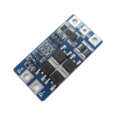 10A 8.4V 18650 2s Bms وحدة إمداد الطاقة بلوحة 46.7 * 23 * 3.15 مم