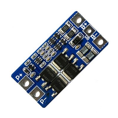10A 8.4V 18650 2s Bms وحدة إمداد الطاقة بلوحة 46.7 * 23 * 3.15 مم