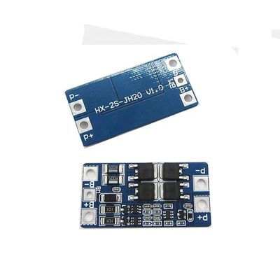 10A 8.4V 18650 2s Bms وحدة إمداد الطاقة بلوحة 46.7 * 23 * 3.15 مم