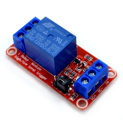 وحدة مرحل التحكم في لوحة PCB 1 طريقة 12 فولت مرحل قناة واحدة