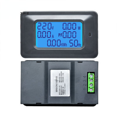 التيار المتناوب 5KW 85 ~ 250 فولت مقياس التيار الكهربائي الرقمي الفولتميتر مؤشر طاقة الطاقة