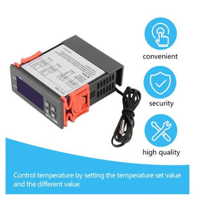STC-1000 AC 110V-220V نظام مراقبة درجة الحرارة والرطوبة الرقمية ترموستات