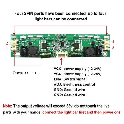 CA-266 LED Backlight Driver Board لـ 32-65 &quot;Led TV Inverter Board ضبط التوتر التلقائي