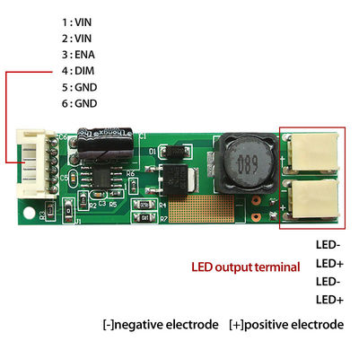 Ca-155 10-30v LED ضوء خلفي محرك لوحة LED عاكس لضوء ضبط