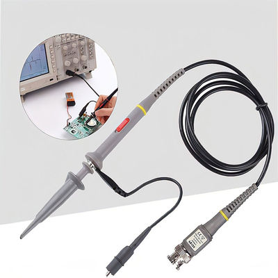 1 قطعة 2 قطعة P6100 BNC اختبار أداة راسم الذبذبات التحقيق عدة 100 ميجا هرتز 1X 10X كليب