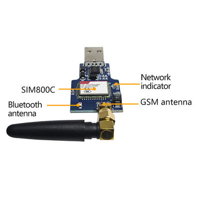 SIM800 SIM800C وحدة واي فاي لاسلكية USB إلى وحدة Gsm رباعية الموجات GSM GPRS