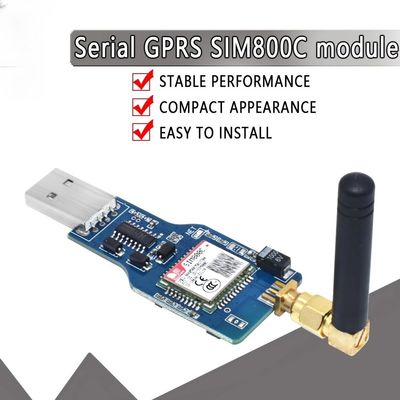 SIM800 SIM800C وحدة واي فاي لاسلكية USB إلى وحدة Gsm رباعية الموجات GSM GPRS