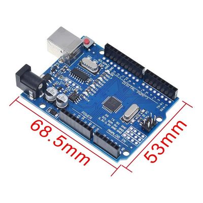 UNO R3 وحدة واي فاي لاسلكية ATmega328P CH340 CH340G مع رأس الدبوس المستقيم