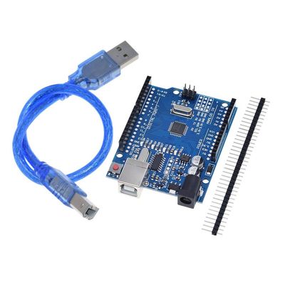 UNO R3 وحدة واي فاي لاسلكية ATmega328P CH340 CH340G مع رأس الدبوس المستقيم