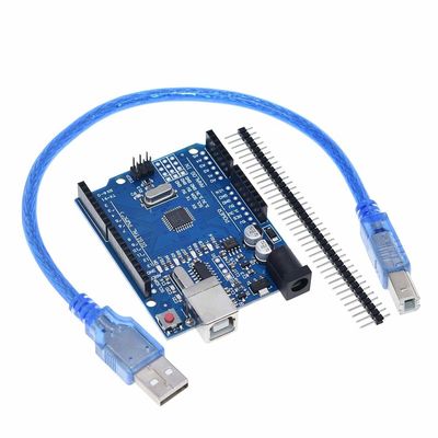UNO R3 وحدة واي فاي لاسلكية ATmega328P CH340 CH340G مع رأس الدبوس المستقيم