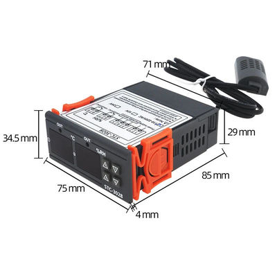 STC-3028 جهاز التحكم في الرطوبة ودرجة الحرارة AC 220V DC 12V 24V