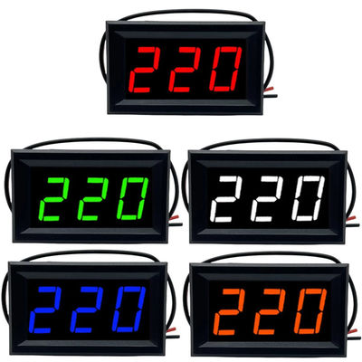 التيار المتناوب 70-500 فولت مقياس التيار الكهربائي الرقمي الفولتميتر 0.56 &quot;LED الفولتميتر الرقمي