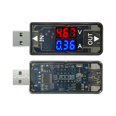 كاشف اختبار الشحن، مقياس التيار الكهربائي الرقمي، الفولتميتر، منفذ USB مزدوج
