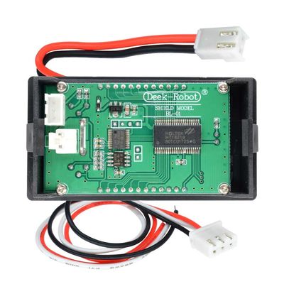 تيار مستمر 0-100 فولت 0-50 فولت الفولتميتر مقياس التيار الكهربائي 5A 10A LCD الرقمية