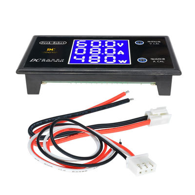 LCD الرقمية Wattmeter الفولتميتر مقياس التيار الكهربائي DC 0-100V 10A 1000W