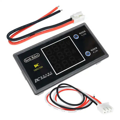 LCD الرقمية Wattmeter الفولتميتر مقياس التيار الكهربائي DC 0-100V 10A 1000W