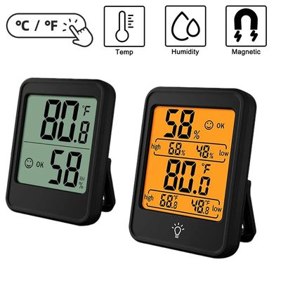 جهاز قياس الرطوبة لدرجة حرارة الغرفة LCD 10% - 99% RH -4F-158F