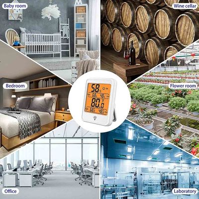 جهاز قياس الرطوبة لدرجة حرارة الغرفة LCD 10% - 99% RH -4F-158F