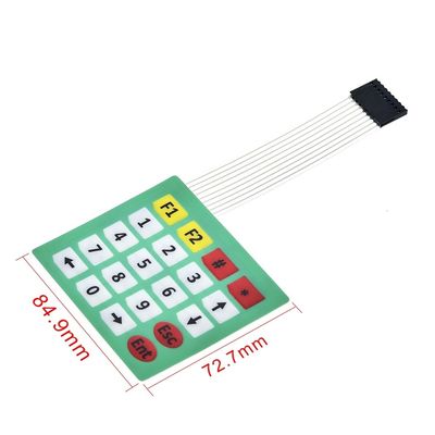16 مفاتيح غشاء مفتاح مفاتيح 4 * 4 المصفوفة المصفوفة ل DIY KIT