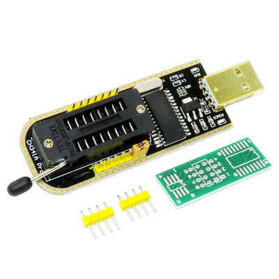 CH341A 24 25 سلسلة EEPROM Flash BIOS وحدة برمجة USB + SOIC8 SOP8 شريط الاختبار لـ EEPROM 93CXX / 25CXX / 24CXX