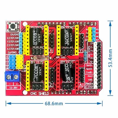 A4988 لوحة السائق طابعة ثلاثية الأبعاد CNC Shield V3 لوحة توسيع آلة الحفر