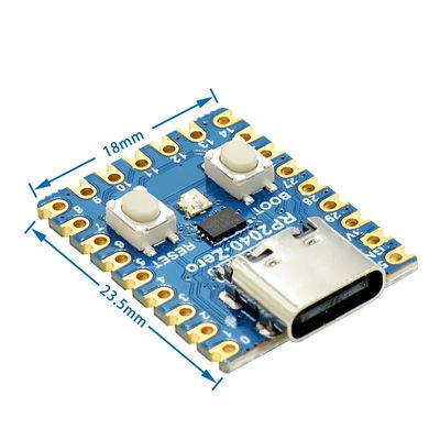 RP2040-صفر لـ Raspberry Pi وحدة PICO للتطوير وحدة اللوحة القشرية مزدوجة النواة وحدة المعالجة 2MB فلاش