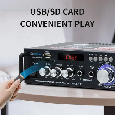 مكبر صوت ستيريو 120W LDZS AV-298BT مع BT 2.0 اللاسلكي وجودة الصوت HIFI