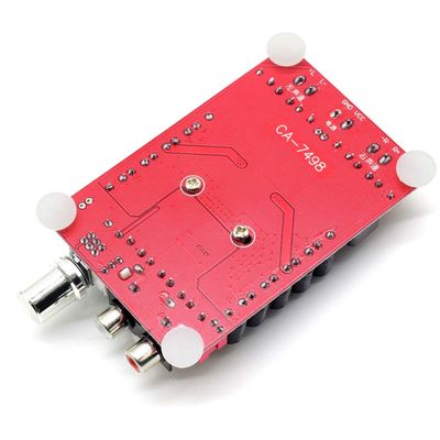 TDA7498 لوحة مضخم رقمي مع طاقة خرج 2*100 واط DC14-34V جهد ​​الإدخال وحماية من الحرارة الزائدة