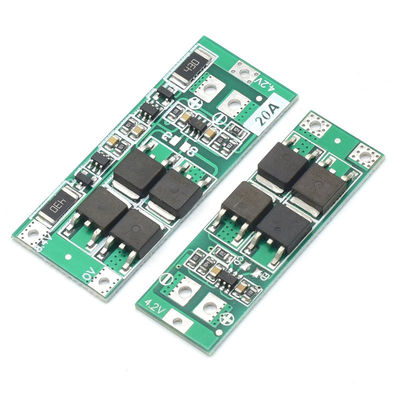 2S 20A 7.4V 8.4V 18650 لوحة حماية بطارية الليثيوم القياسية / التوازن Diy Bms لـ 18650