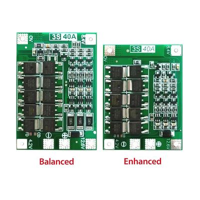 CA-3S-40A شاحن بطارية الليثيوم الليثيوم ليبو خلية وحدة PCB BMS مجلس حماية لمحرك الحفر 12.6 فولت مع التوازن