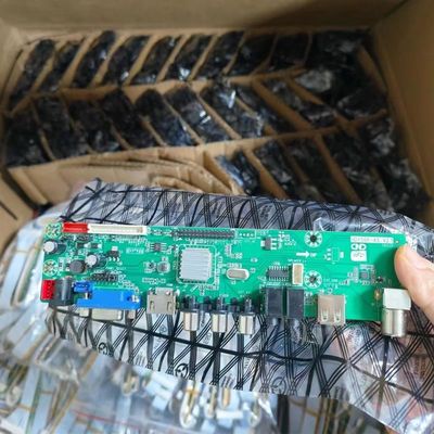 لوحة الرقمية التناظرية المتكاملة العالمية للفيديو LED TV DTV3663 مع T2/T/C