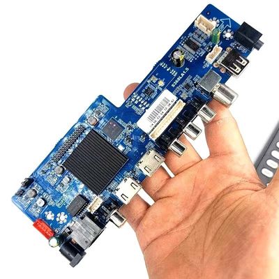 لوحة دائرة تلفزيونية LED ذكية عالمية 32 بوصة 1 + 8G لوحة أم قائمة على الأقراص الورقية مع 12 فولت