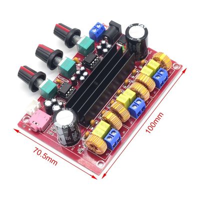 وحدة CA-3116P المضخم الرقمي مع TPA3116D2 رقاقة 50Wx2 + 100W الخروج و DC12-24V الجهد