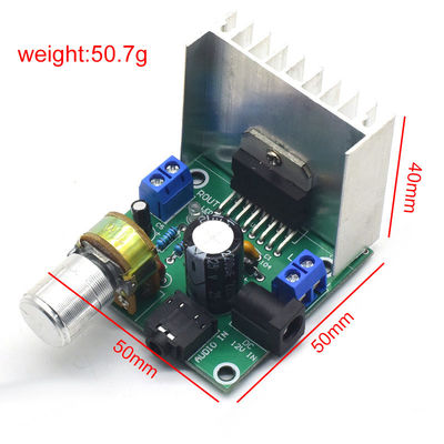CA-7297 وحدات مكبرات الصوت الرقمية 2 * 15W أجزاء قناة مزدوجة DIY Kit لوحة مكبرات الصوت TDA7297