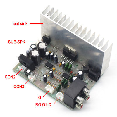 CA-7379A لوحة مكبر صوت صوت صوتي رقمي مع TDA7379 شريحة 2 * 38W وحدة AMP AC / DC 12V