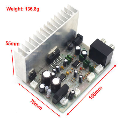 CA-7379A لوحة مكبر صوت صوت صوتي رقمي مع TDA7379 شريحة 2 * 38W وحدة AMP AC / DC 12V