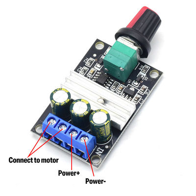 CA-103A PWM DC موتر تحكم سرعة 6 فولت 12 فولت 24 فولت 28 فولت 3A مفتاح السرعة 1203BK