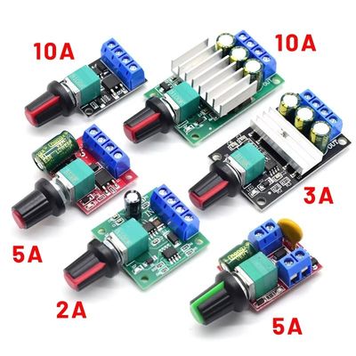 CA-110AS 12V / 24V 10A PWM DC Motor Speed Control Governor بدون خطوة LED Dimmer Power Controller وحدة تنظيم الجهد