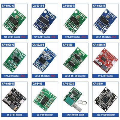 CA-8469 5V BT Module 5.0 Class D PAM8403 مكبر طاقة الصوت الرقمي
