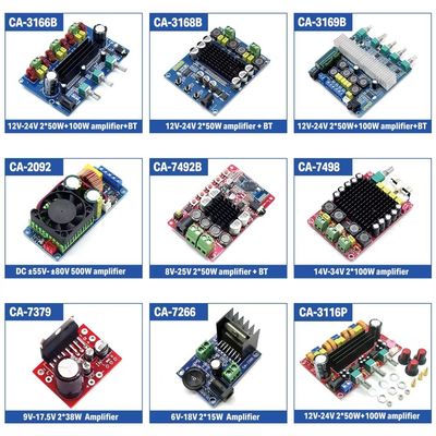 2 * 50W لوحة مكبر الطاقة الرقمية اللاسلكية TPA3116D2 وحدات مكبر صوت DIY